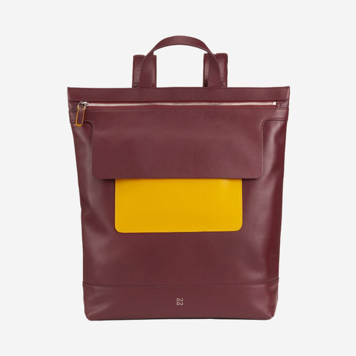 Zaino Oslo In Pelle Burgundy