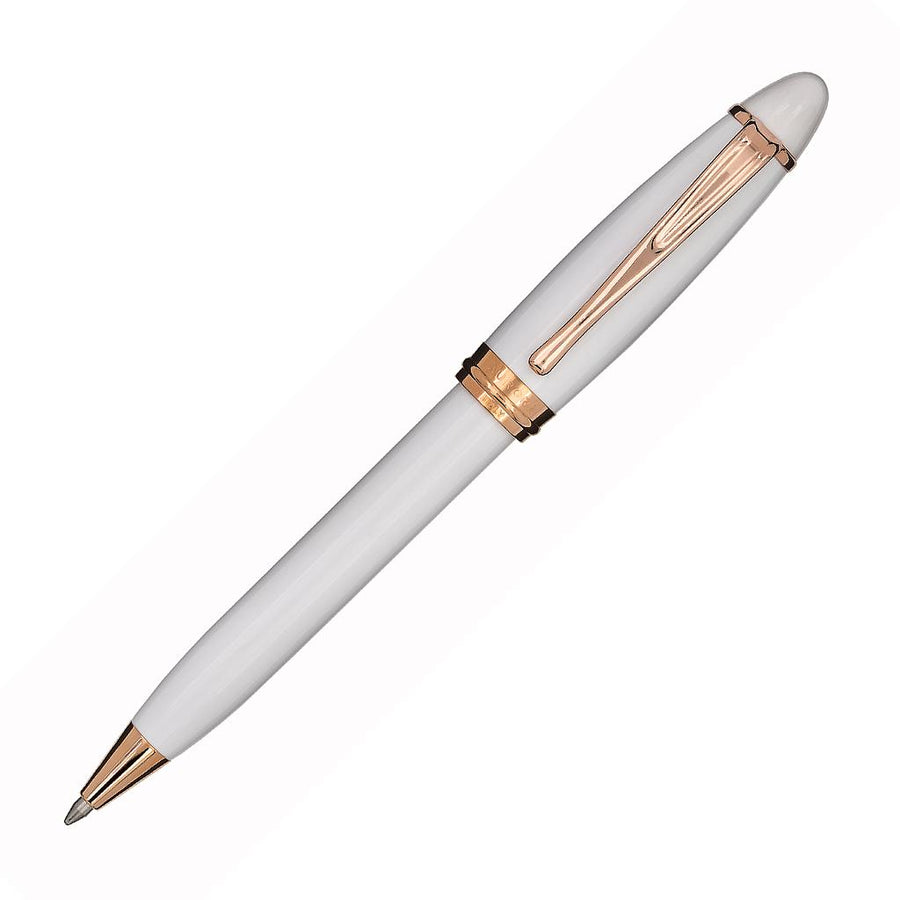 Penna a Sfera Ipsilon in Resina Bianca ditta Aurora – Cartolibreria  Santacatterina