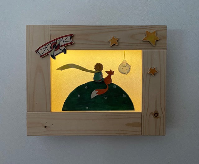 Lucistorie In Legno Soggetto Piccolo Principe Fatte A Mano Dal Signor T
