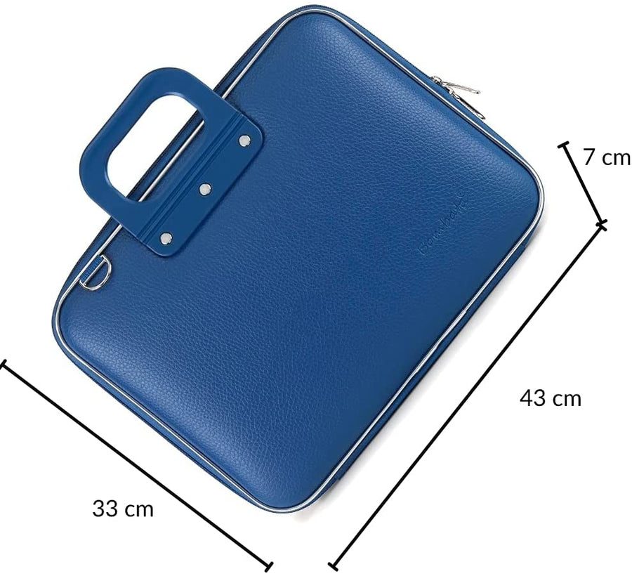 Borsa Bombata Classic Blu Cobalto 15,6